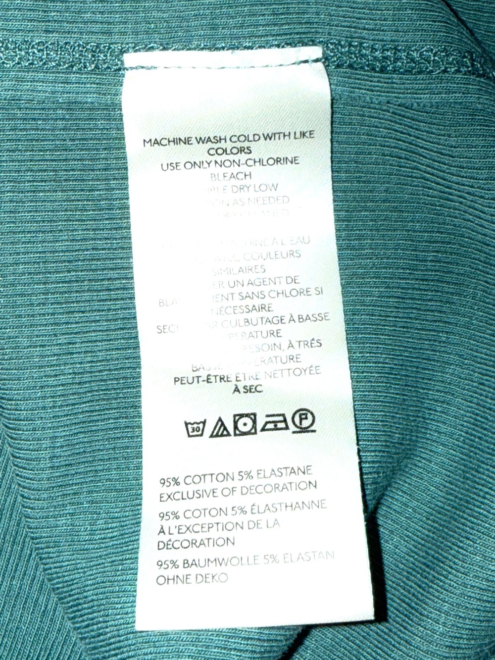 Free People We the Free Jamie Henley Ribbed Top XL in Uncut Emerald - Picture 7 of 8